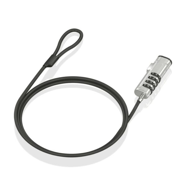 AISENS ASLK-D50N05-BK cable antirrobo Negro 1,5 m