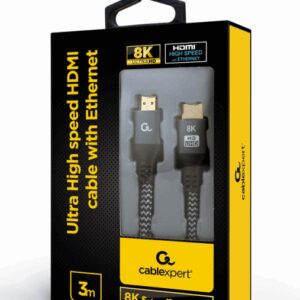 Gembird CCB-HDMI8K-3M cable HDMI HDMI tipo A (Estándar) Gris