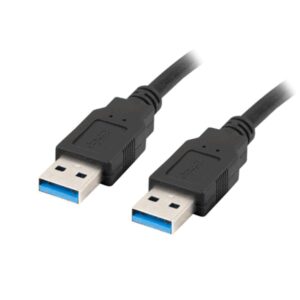 Lanberg CA-USBA-30CU-0010-BK cable USB USB 3.2 Gen 1 (3.1 Gen 1) 1 m Negro