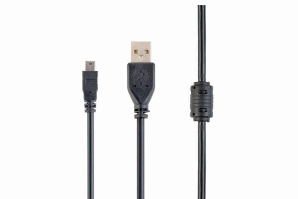 Gembird 1.8m USB 2.0 A/mini-USB cable USB 1,8 m USB A Mini-USB B Negro