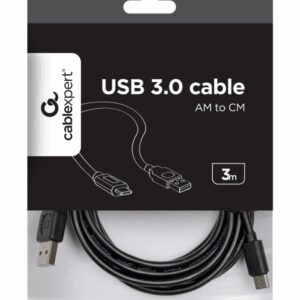 Gembird CCP-USB2-AMCM-10 cable USB USB 2.0 3 m USB A USB C Negro