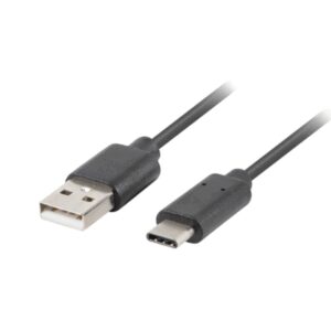 Lanberg CA-USBO-10CU-0005-BK cable USB USB 2.0 0,5 m USB A USB C Negro
