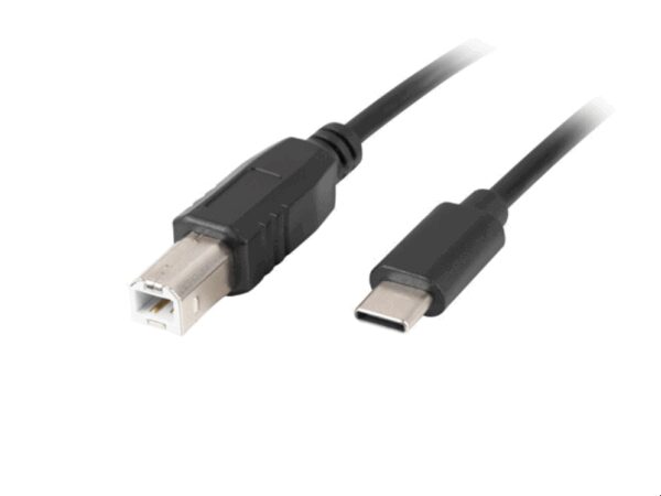 Lanberg CA-USBA-14CC-0030-BK cable USB USB 2.0 3 m USB B USB C Negro