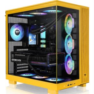 Thermaltake View 380 XL TG ARGB Midi Tower Amarillo