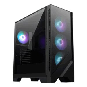 MSI MAG Forge 320R AIRFLOW Micro Torre Negro, Transparente