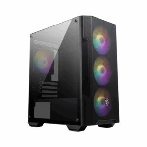 MSI MAG Forge M100A Micro Torre Negro, Transparente