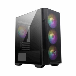 MSI MAG Forge M100R Midi Tower Negro, Transparente