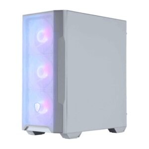 MSI MAG Forge M100R Midi Tower Transparente, Blanco