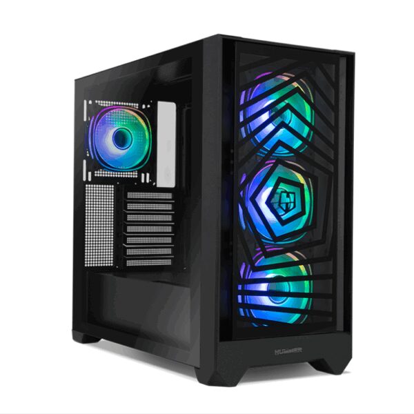 NOX Hummer PLASMA Midi Tower Negro
