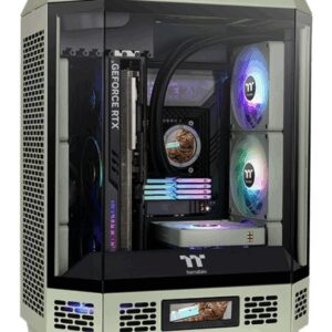 Thermaltake CA-1Z1-00MEWN-00 carcasa de ordenador Midi Tower Verde claro