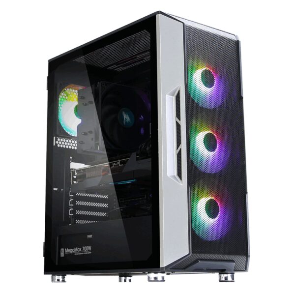 Zalman I3 Neo ATX Mid Tower PC Case Mesh front for efficient cooling Pre-installed fan 3 Midi Tower Negro