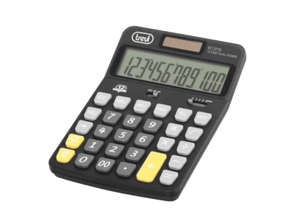 Trevi EC 3775 calculadora Escritorio Calculadora financiera Negro