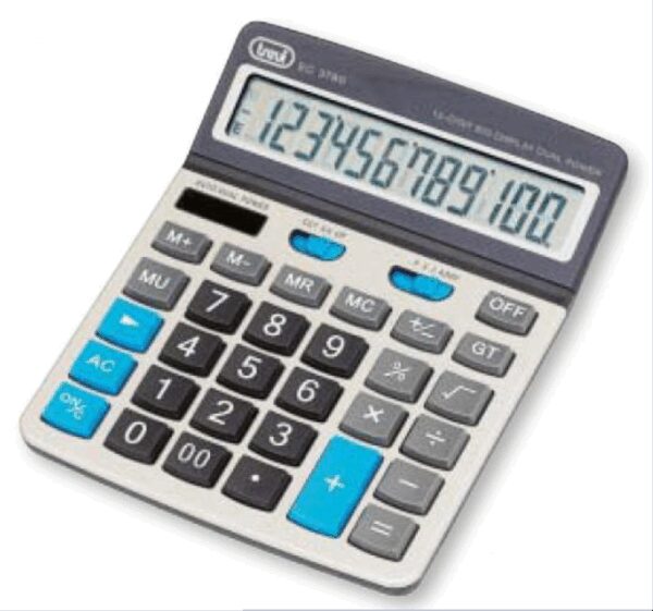 Trevi EC 3780 calculadora Escritorio Calculadora básica Gris