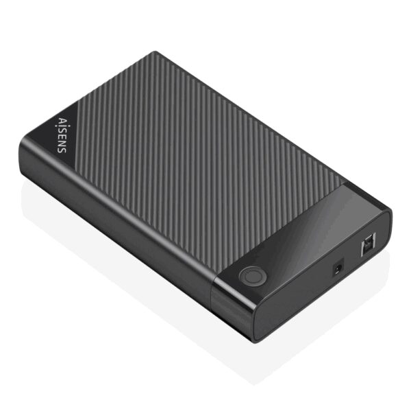 AISENS ASE-3529B caja para disco duro externo Caja de disco duro (HDD) Negro 3.5"