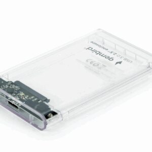 Gembird EE2-U3S9-6 caja para disco duro externo Caja de disco duro (HDD) Transparente 2.5"