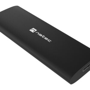 NATEC NKZ-2286 caja para disco duro externo Caja externa para unidad de estado sólido (SSD) Negro M.2