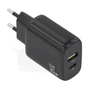 AISENS A110-0923 Cámara digital, MP3, MP4, Teléfono móvil, Navegante, Portátil, Consola de juegos portátil, Smartphone, Tableta, Universal Negro Corriente alterna Carga rápida Interior