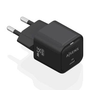 AISENS ASCH-35W1P023-BK cargador de dispositivo móvil Universal Corriente alterna Carga rápida Interior