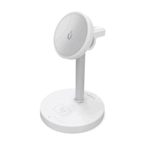 AISENS ASCH-15W3WC065-W cargador de dispositivo móvil Auriculares, Smartphone, Reloj inteligente Cargador inalámbrico Interior
