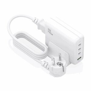 AISENS ASCH-140W4P055-W cargador de dispositivo móvil Universal Corriente alterna Carga rápida Interior