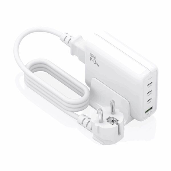 AISENS ASCH-140W4P055-W cargador de dispositivo móvil Universal Corriente alterna Carga rápida Interior