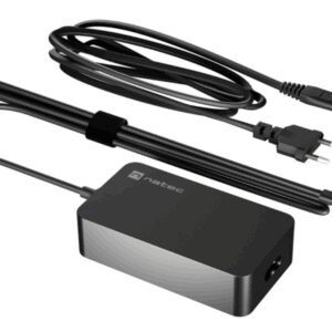 NATEC Grayling USB-C 45W adaptador e inversor de corriente Universal Negro