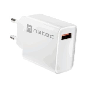 NATEC RIBERA Universal Blanco Corriente alterna Carga rápida Interior