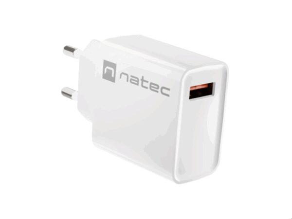 NATEC RIBERA Universal Blanco Corriente alterna Carga rápida Interior