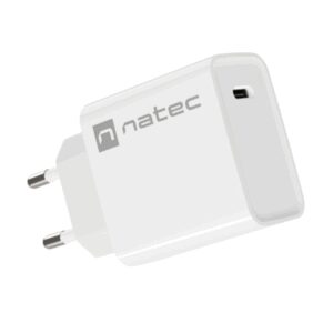 NATEC RIBERA Universal Blanco Corriente alterna Carga rápida Interior