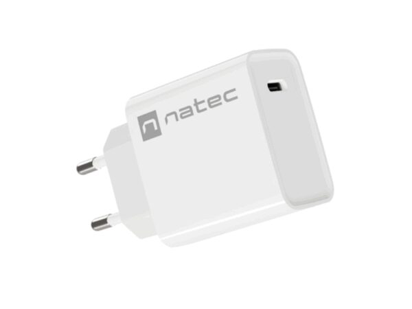 NATEC RIBERA Universal Blanco Corriente alterna Carga rápida Interior
