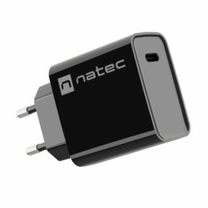 NATEC RIBERA Universal Negro Corriente alterna Carga rápida Interior