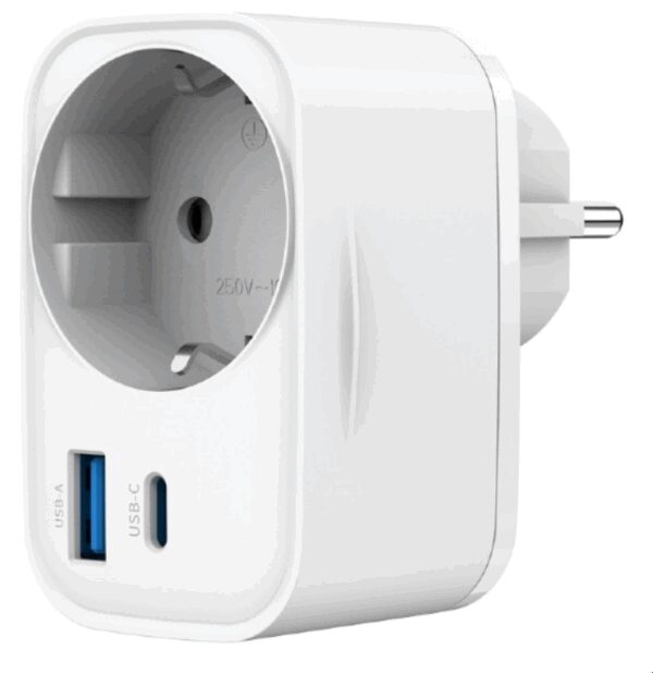 Gembird TA-ACPDQC20-01-W cargador de dispositivo móvil Universal Blanco Corriente alterna Carga rápida Interior