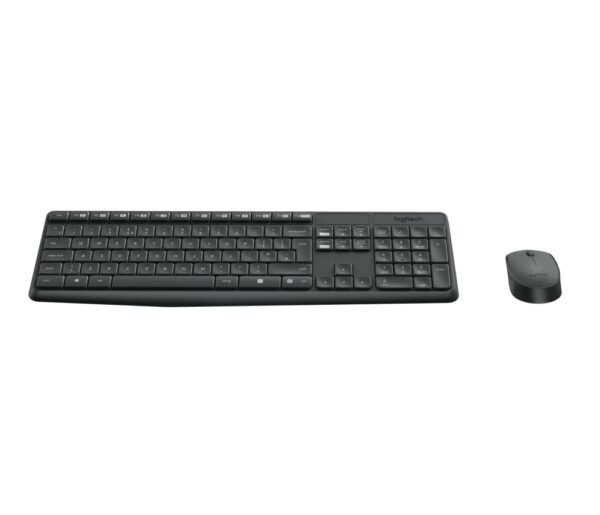 Logitech 920-007919 teclado Ratón incluido Hogar USB QWERTY Español Gris