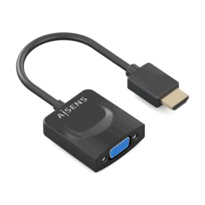 AISENS A122-0947 adaptador de cable de vídeo 0,15 m HDMI tipo A (Estándar) VGA (D-Sub)