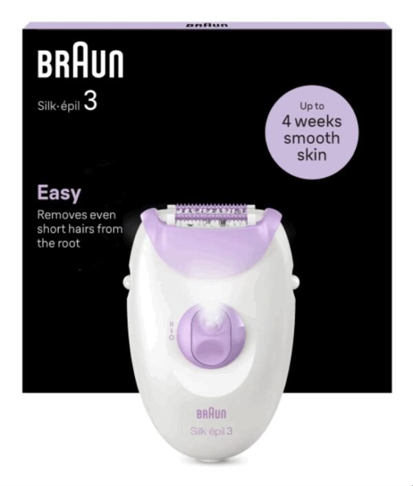 Braun Silk-épil 3 3-000 20 pinzas Púrpura, Blanco
