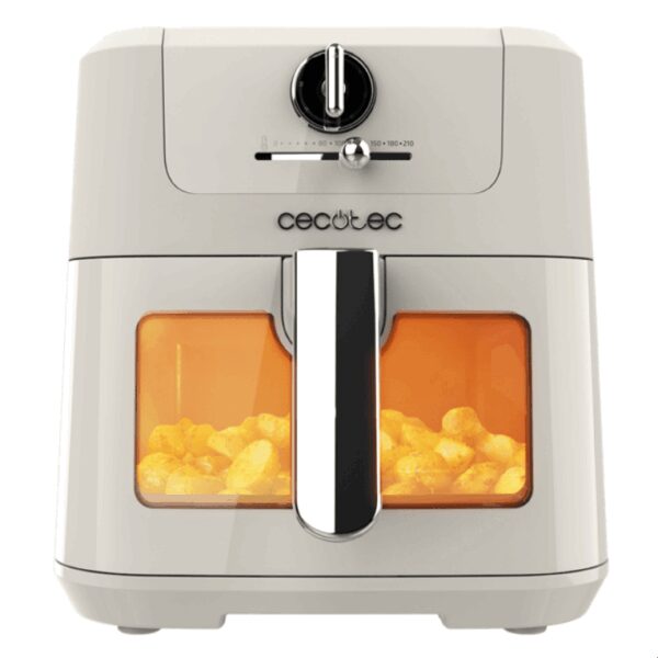 Cecotec Antique 5000 Window Sencillo 5 L Independiente 1500 W Freidora de aire caliente Blanco
