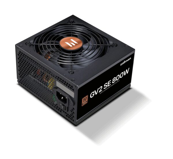 Zalman GV2SE unidad de fuente de alimentación 800 W 20+4 pin ATX ATX Negro