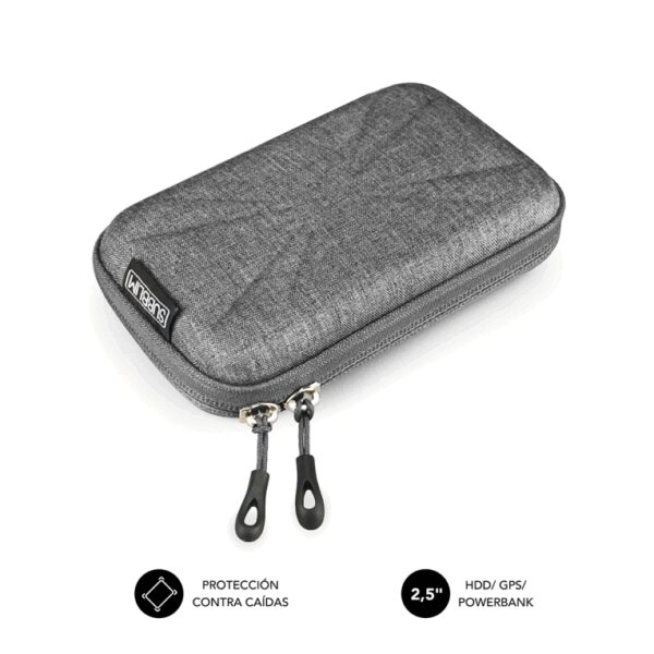 SUBBLIM SUB-HDD-HBC002 funda para disco duro externo Funda de protección ABS sintéticos, Poliuretano Negro