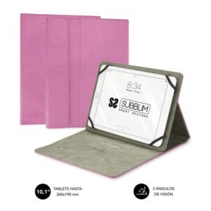 SUBBLIM SUB-CUT-1CT003 funda para tablet 25,6 cm (10.1") Folio Rosa