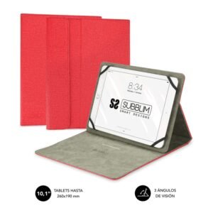 SUBBLIM SUB-CUT-1CT002 funda para tablet 25,6 cm (10.1") Folio Rojo