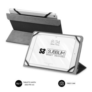SUBBLIM SUB-CUT-2FC001 funda para tablet 25,6 cm (10.1") Folio Negro