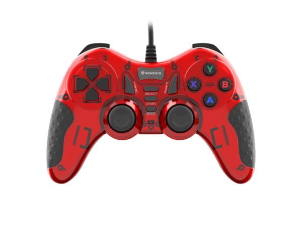 GENESIS MANGAN 200 Rojo USB 2.0 Gamepad Analógico/Digital PC