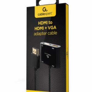 Gembird A-HDMIM-HDMIFVGAF-01 tarjeta y adaptador de interfaz HDMI, VGA