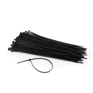 Gembird NYTFR-250X3.6 presilla Nylon Negro 100 pieza(s)