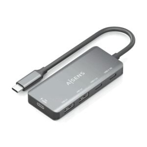 AISENS A109-0946 base para portátil y replicador de puertos Alámbrico USB 3.2 Gen 1 (3.1 Gen 1) Type-C