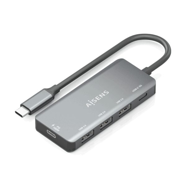 AISENS A109-0945 base para portátil y replicador de puertos Alámbrico USB 3.2 Gen 1 (3.1 Gen 1) Type-C