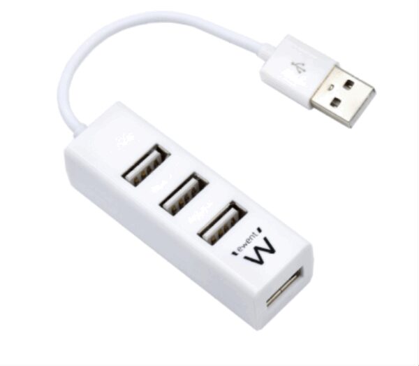 Ewent EW1122 hub de interfaz USB 2.0 Blanco