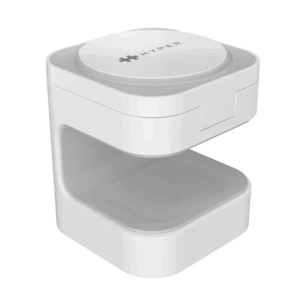 Targus HJ3320WHGL cargador de dispositivo móvil Auriculares, Smartphone, Reloj inteligente Blanco USB Cargador inalámbrico Carga rápida Interior