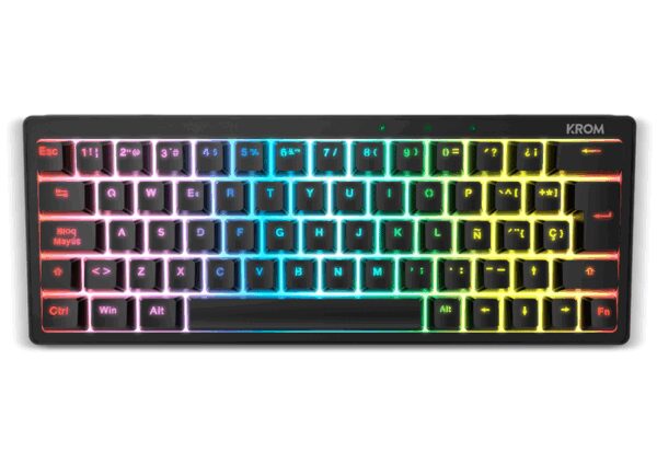 Krom Kreator teclado USB Negro