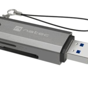 NATEC NCZ-2262 lector de tarjeta USB 3.1 Interno Negro, Gris Oscuro